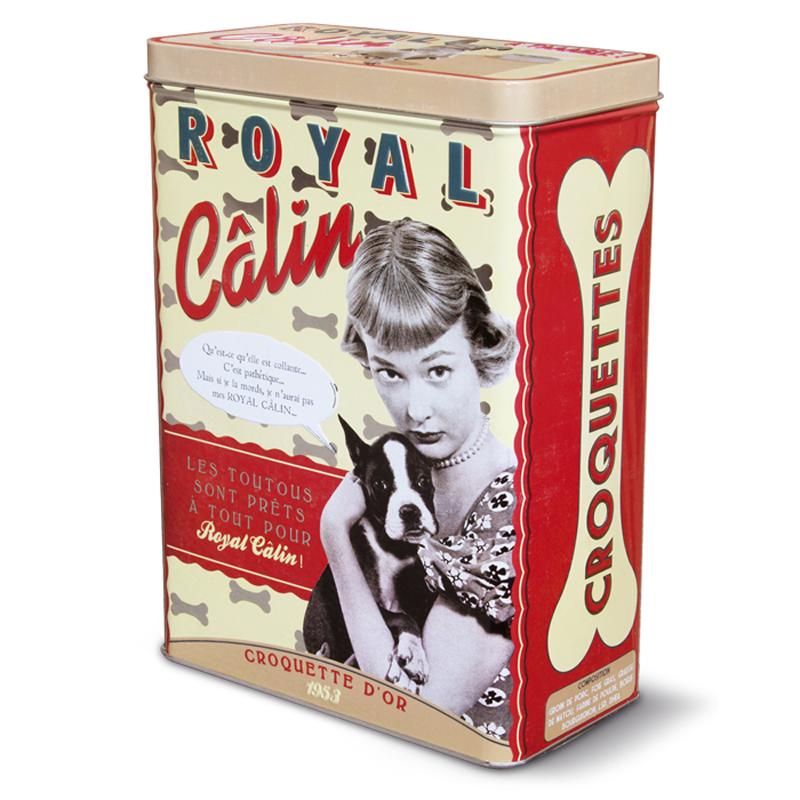 Boîte à Croquettes Royal Câlin – Métallique | Humour | Natives