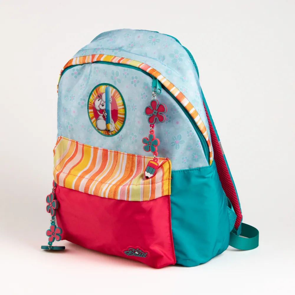 Sac à dos Diddl bleu fleuri