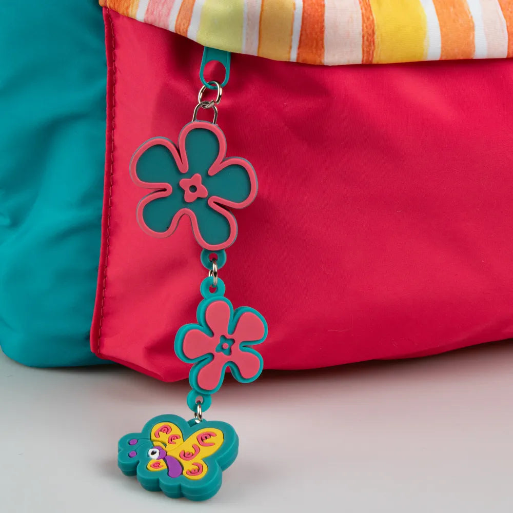 Sac à dos Diddl bleu fleuri