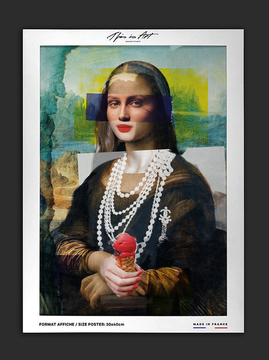 Mona Lisa – Œuvre d’Art Décorative « This Is Art » – Fabriquée en France