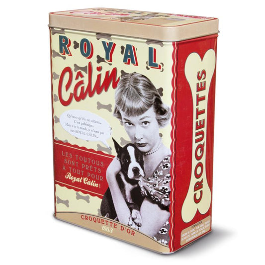 Boîte à Croquettes Royal Câlin – Métallique | Humour | Natives